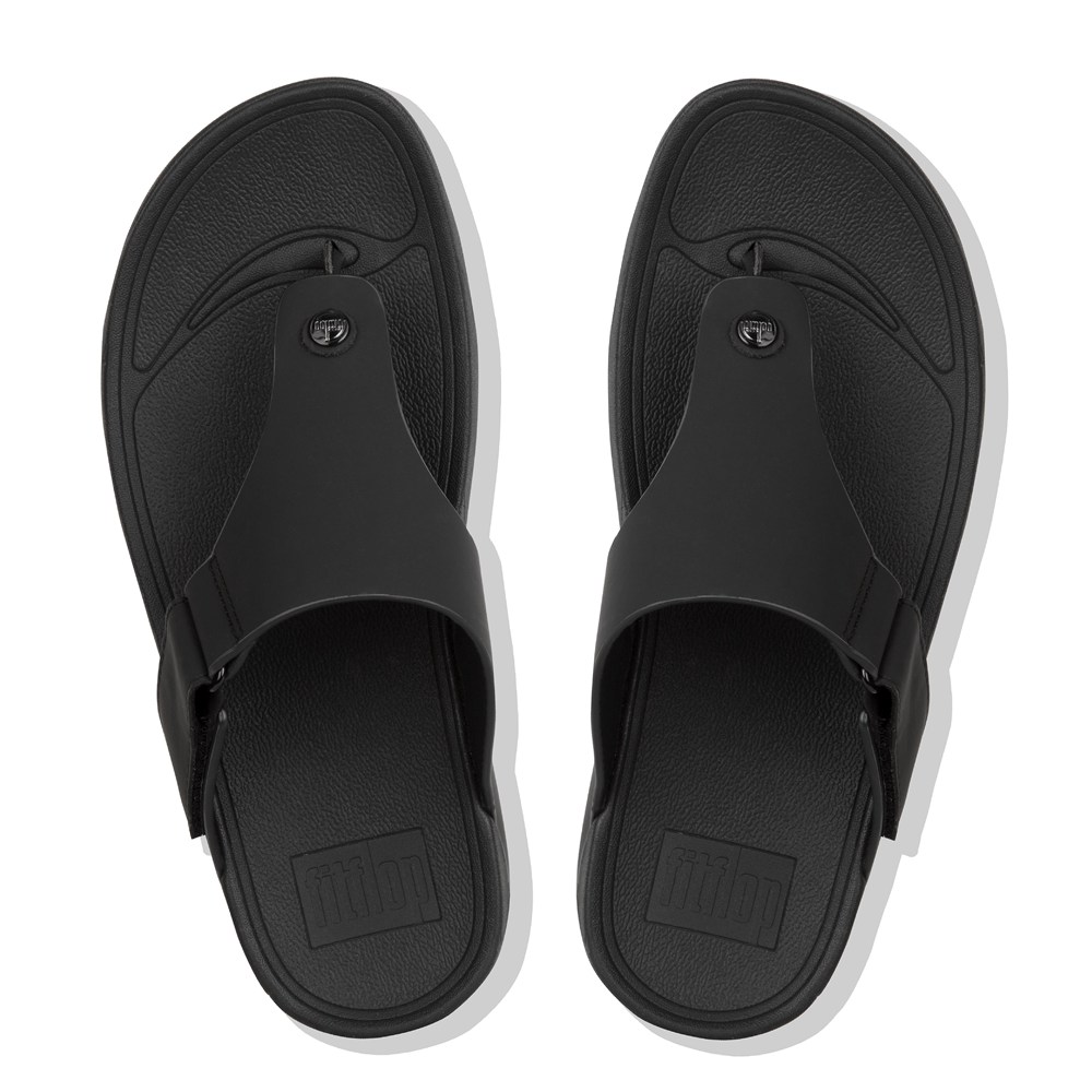 Fitflop Man Sandals Black - Trakk Ii Neoprene Toe-post - EF8523097